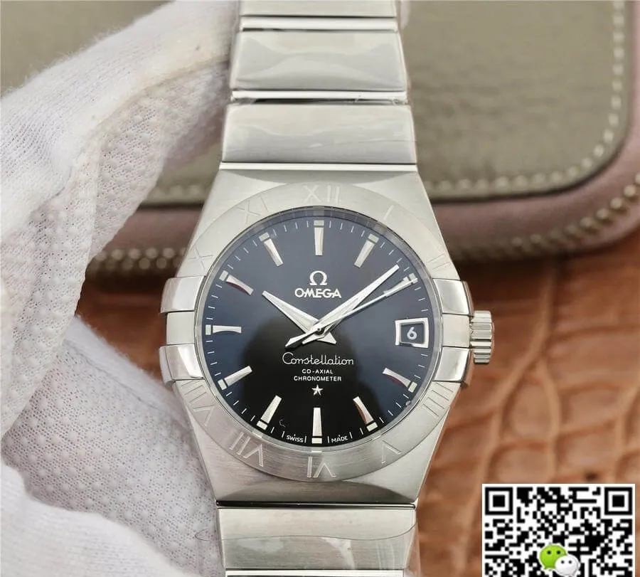 Omega Constellation 123.10.38.21.01.001 VS Factory 1:1 Best Edition Replica Watch Silver Strap